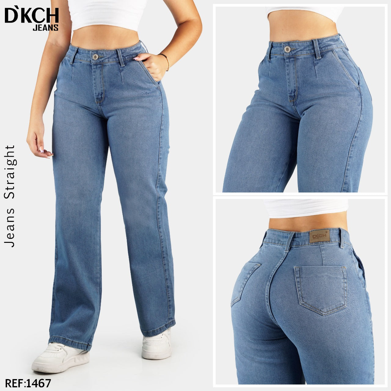 PANTALON BOTA ANCHA SEMI RIGIDO REF. 1467