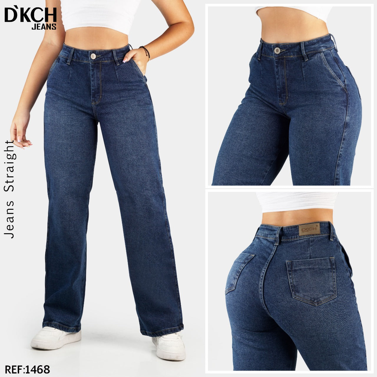 PANTALON BOTA ANCHA SEMI RIGIDO REF. 1468