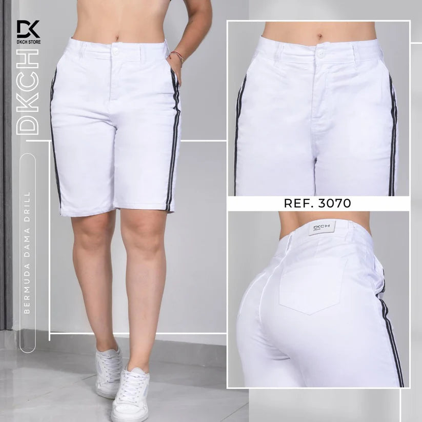 BERMUDA DAMA SEMI RÍGIDA REF. 3070