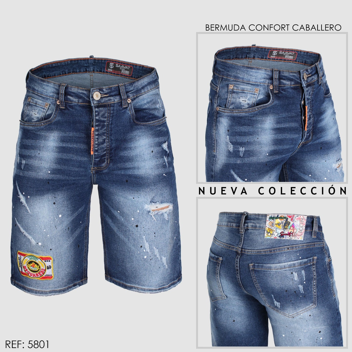 BERMUDA URBANA TIPO IMPORTADA REF. 5801