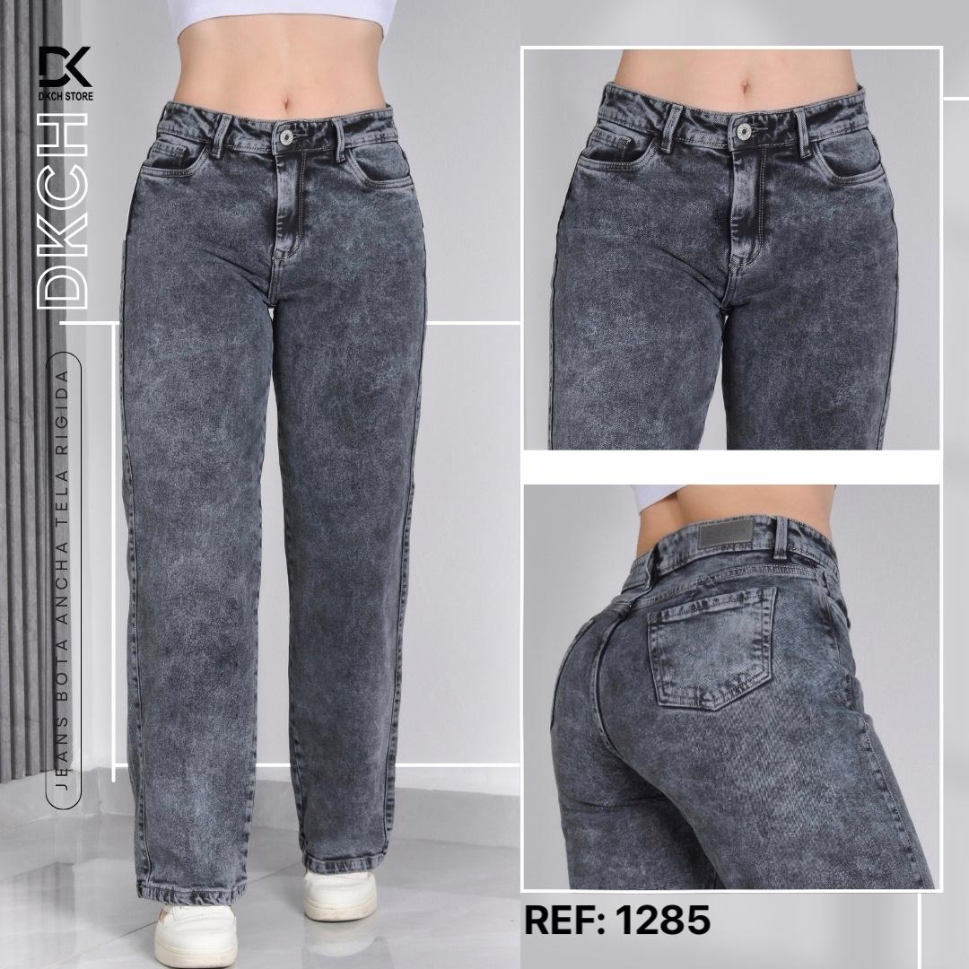 JEANS CARGO BOTA ANCHA SEMI RIGIDO REF. 1285