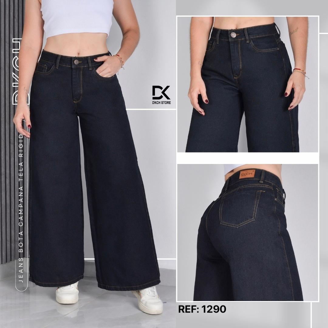 PANTALÓN BOTA SUPER ANCHA RIGIDO REF. 1290