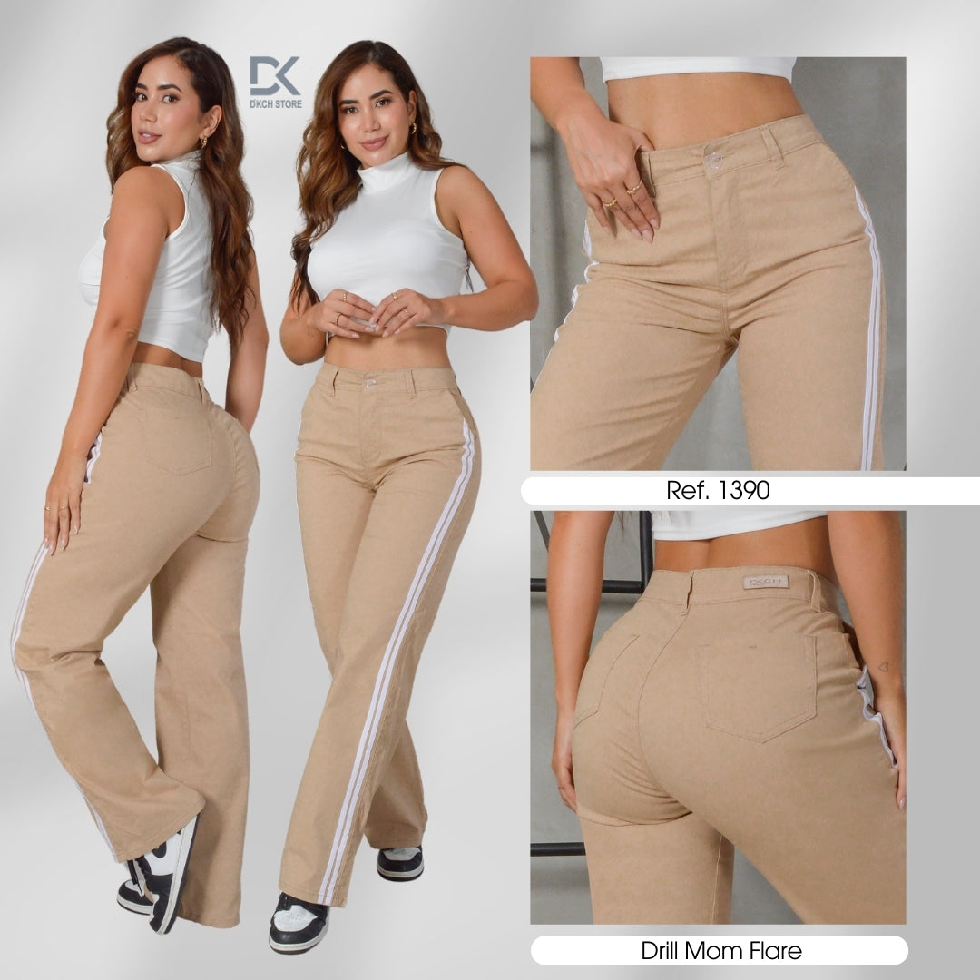 PANTALON DRILL STRECH BOTA RECTA REF. 1390