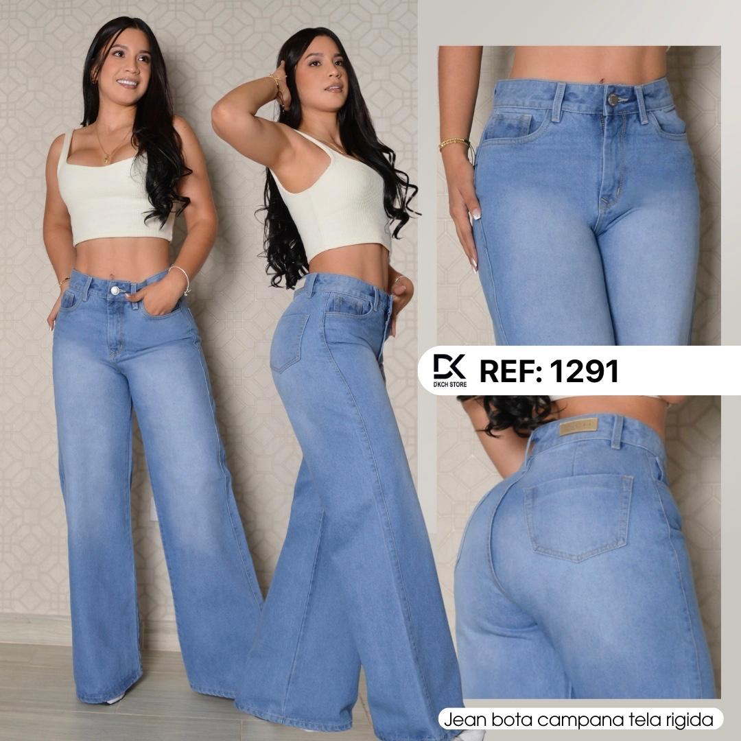 PANTALÓN BOTA SUPER ANCHA RIGIDO REF. 1291