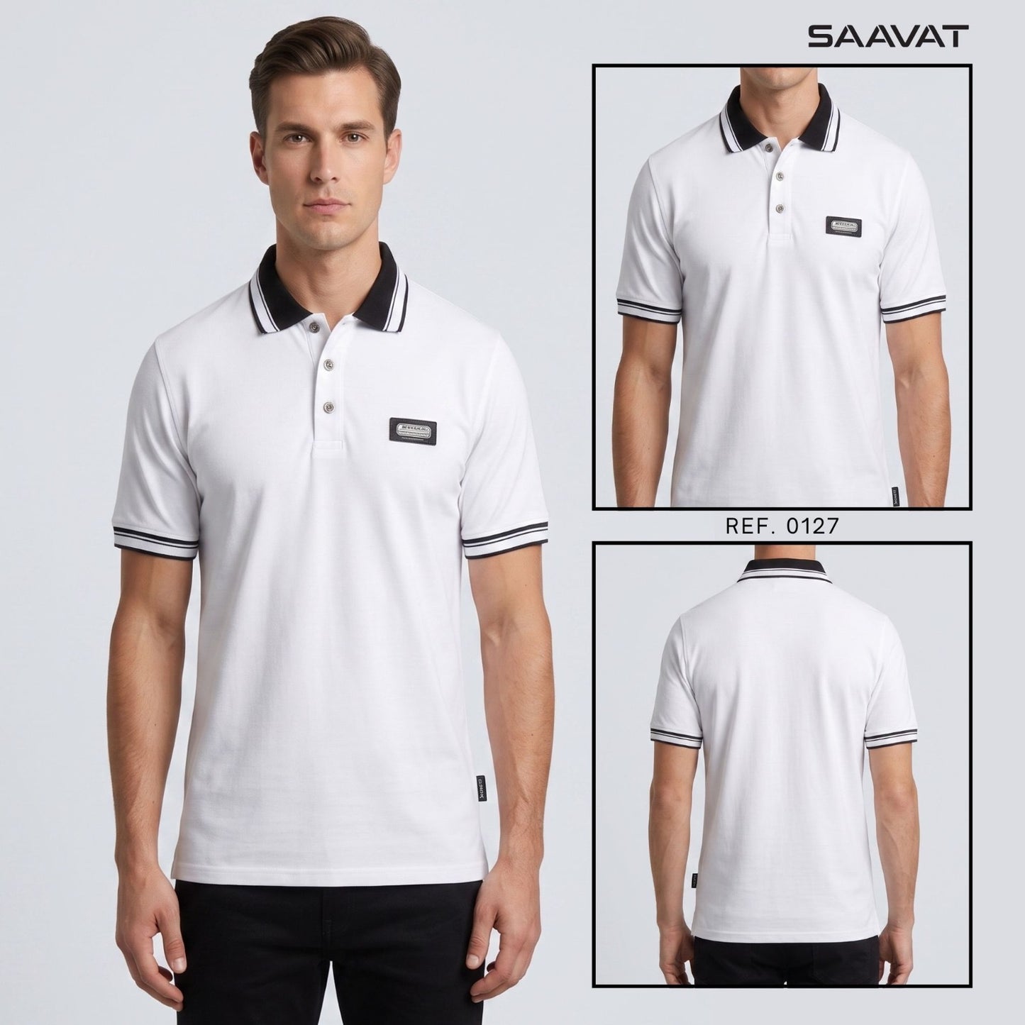 CAMISETA TIPO POLO REF. 0127