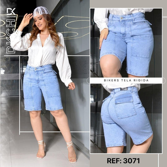 BERMUDA DAMA SEMI RÍGIDA REF. 3071