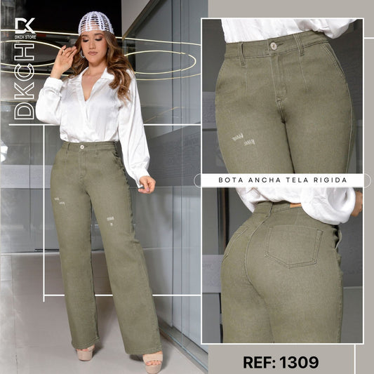 PANTALON  BOTA ANCHA SEMI RIGIDO REF. 1309