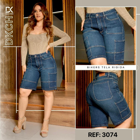 BERMUDA DAMA SEMI RÍGIDA REF. 3074