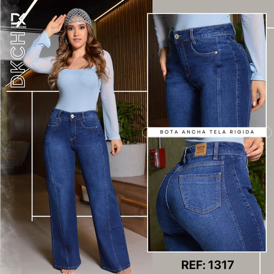 PANTALON  BOTA ANCHA SEMI RIGIDO REF. 1317