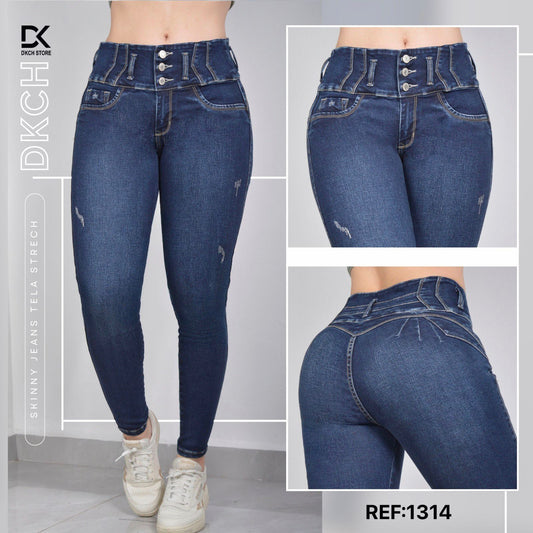 JEANS SKINNY CONTROL ABDOMEN REF 1314