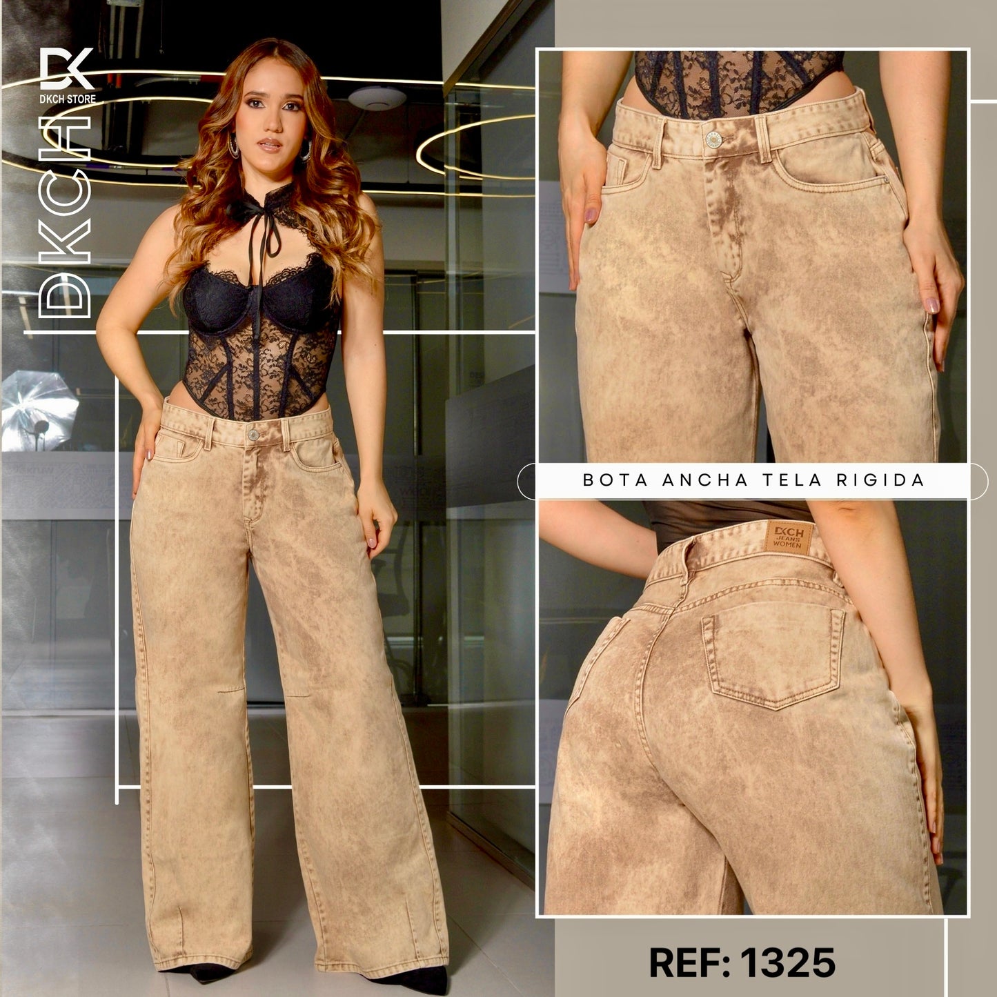 PANTALON  BOTA ANCHA RIGIDO REF. 1325