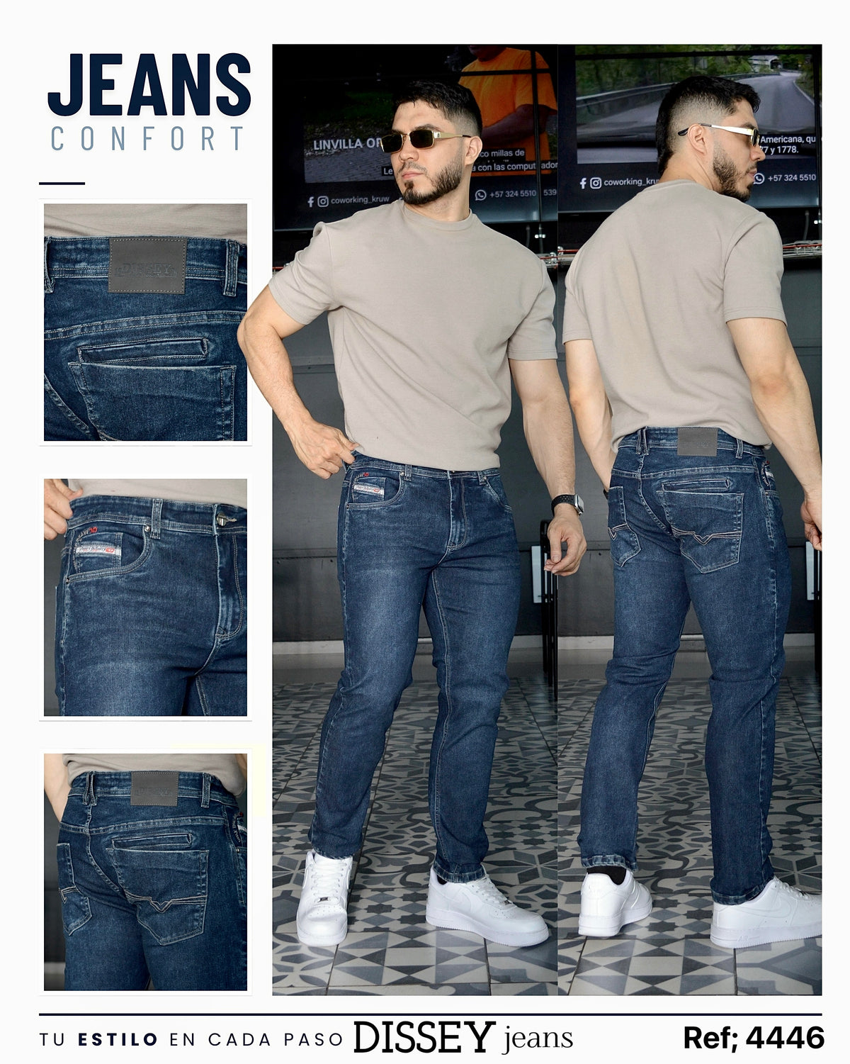 JEANS SLIM CONFORT REF 4446