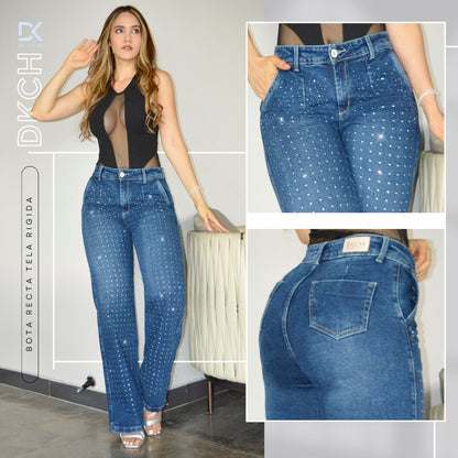 PANTALON  BOTA ANCHA SEMI RIGIDO REF. 1468-1
