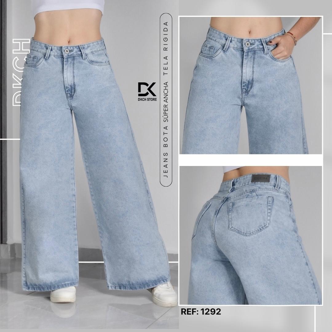 PANTALÓN  BOTA SUPER  ANCHA  RIGIDO REF. 1292