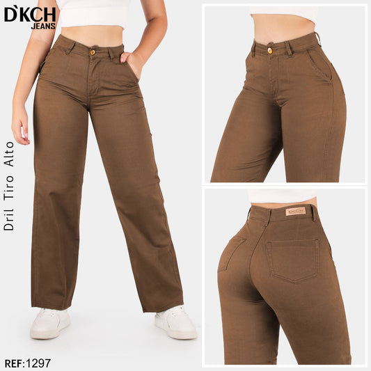 PANTALON DRILL STRECH BOTA RECTA REF. 1297