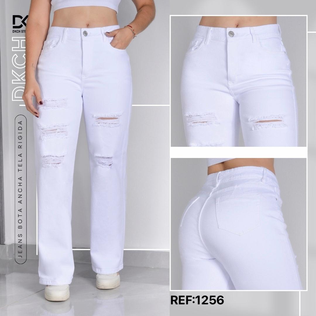 JEANS  CARGO BOTA ANCHA SEMI RIGIDO REF. 1256