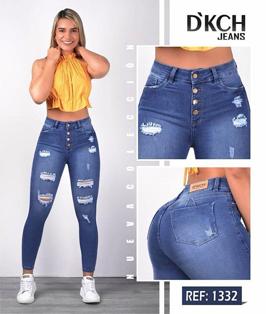JEANS SKINNY TIRO ALTO REF 1332