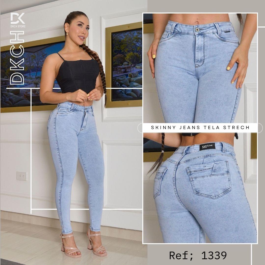 JEANS SKINNY TIRO ALTO REF 1339