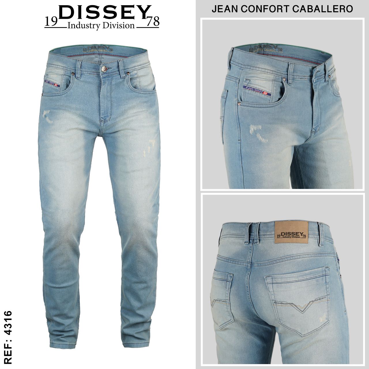 JEANS SLIM CONFORT REF 4316