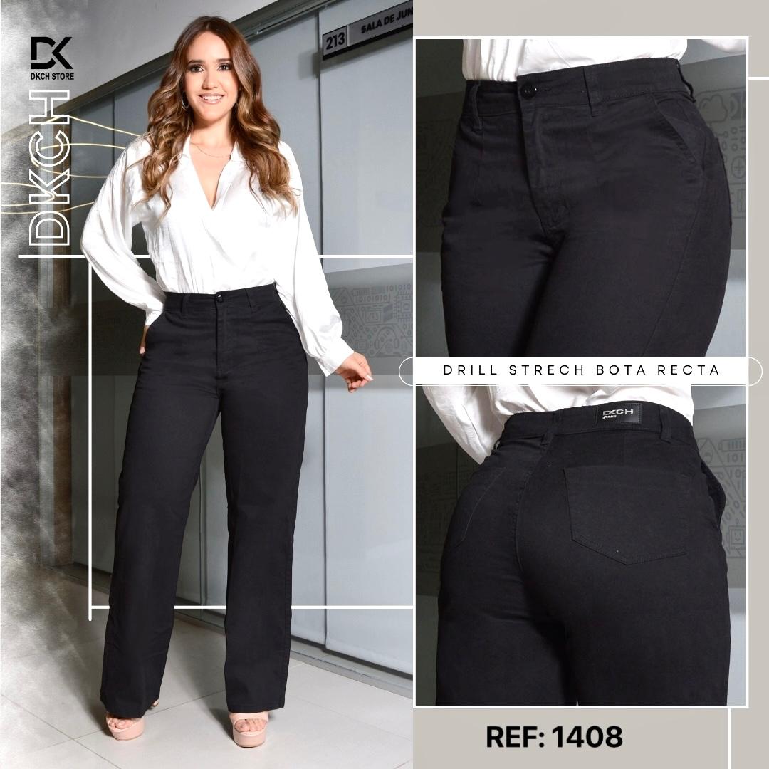 PANTALON DRILL STRECH BOTA RECTA REF. 1408