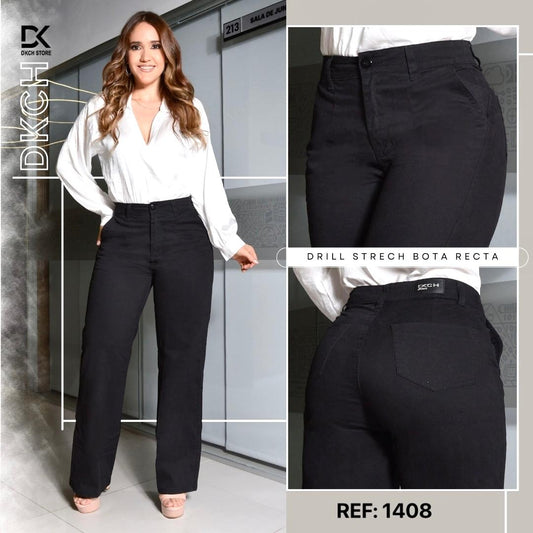 PANTALON DRILL STRECH BOTA RECTA REF. 1408