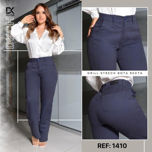 PANTALON DRILL STRECH BOTA RECTA REF. 1410