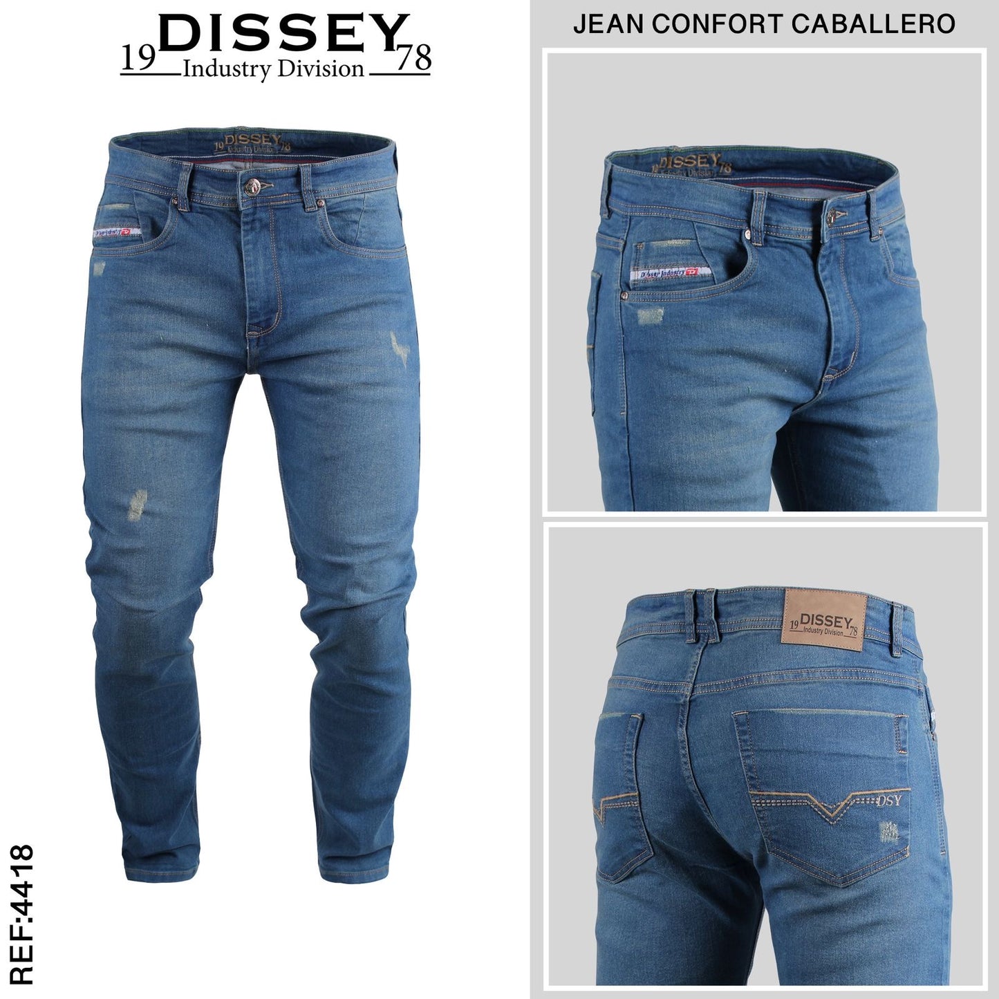 JEANS SLIM CONFORT REF 4418 (copia)