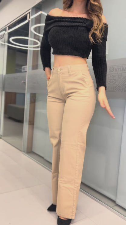 PANTALON DRILL STRECH BOTA RECTA REF. 1405